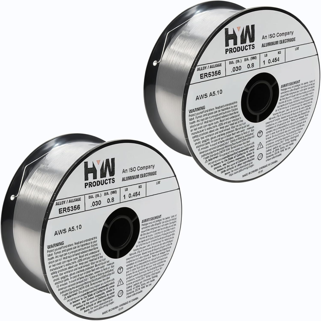 ER5356 Mig .030" Aluminum Welding Wire 1-Pound Roll (Made in North America) 2-Pack