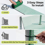 6.6x100ft Plastic Mesh Fencing,0.4in Mesh Deer Fence
