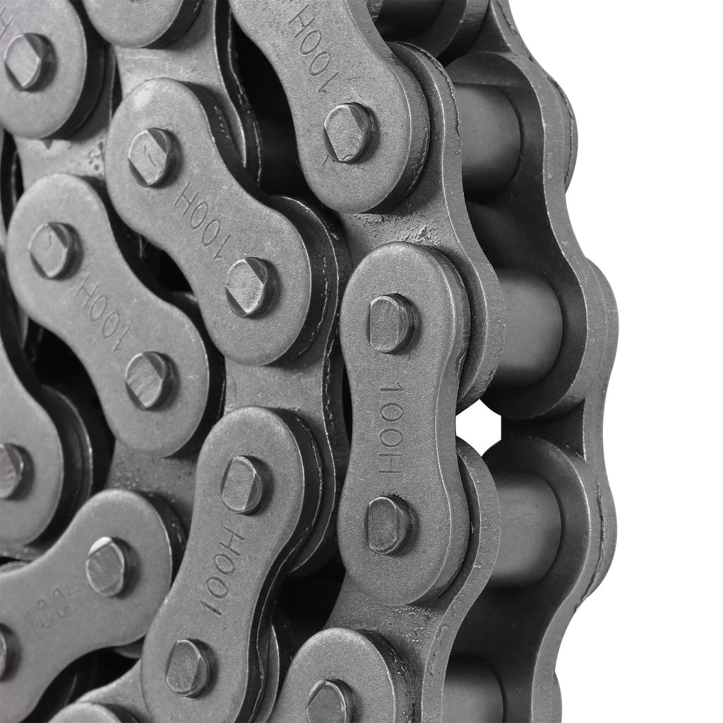 LiGuVCY 100H 10 Feet Heavy Duty Roller Chain with Connecting Link