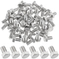 Zonon 50 Pcs 5/16-18 x 1/2" Hex Head Screw Bolt, Silver