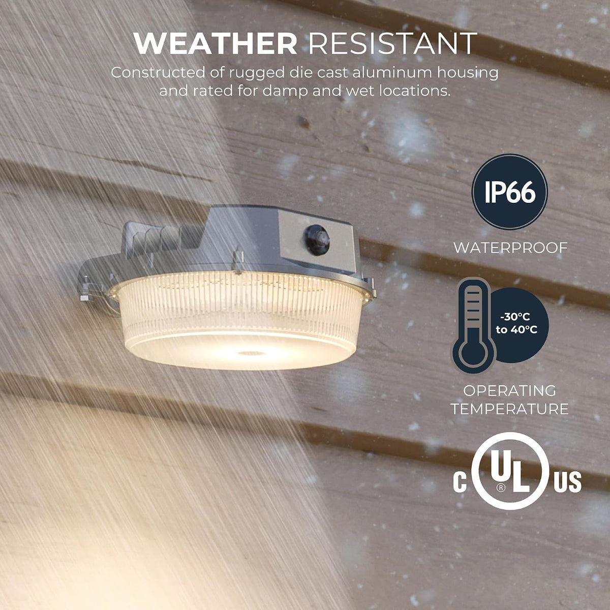 HALO ALB LED Area Light, 2000 Lumens, Dusk-to-Dawn, Gray