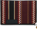 Western Show Saddle Pad/Blanket for Horses - Handmade Wool Saddle Blanket with New Zealand Design, Thick, Durable &