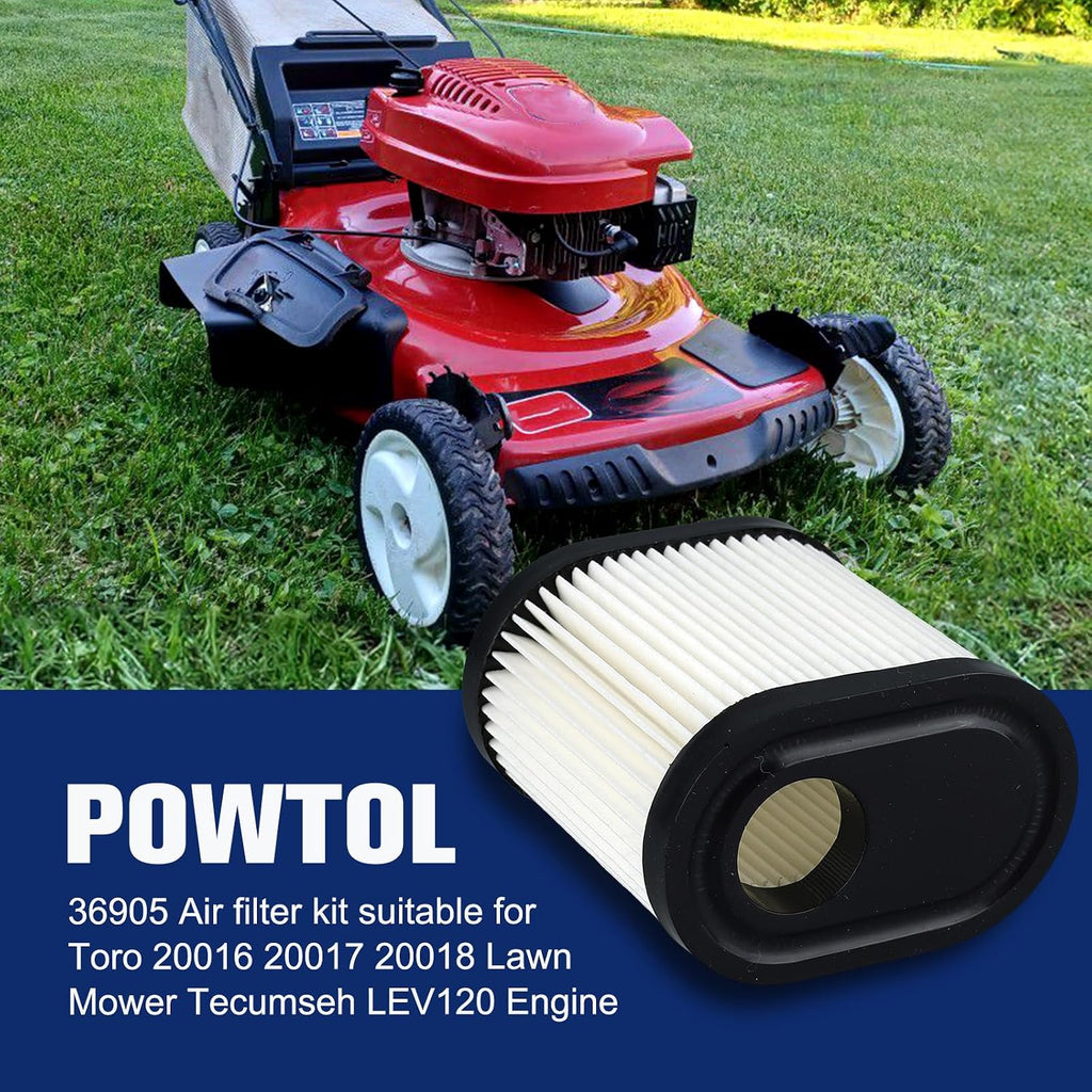 Powtol Recycler 22 Air Filter Replace Tecumseh 36905 751-11122 2 Pack