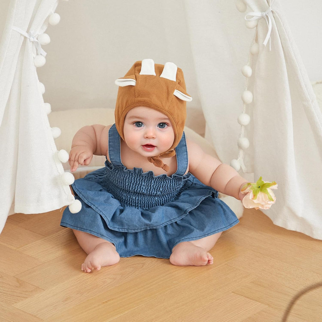 Baby Girls Summer Denim Romper Clothes Dress Newborn Sunsuit 3 6 9 12 18 Months One-Piece Jumpsuits Outfits