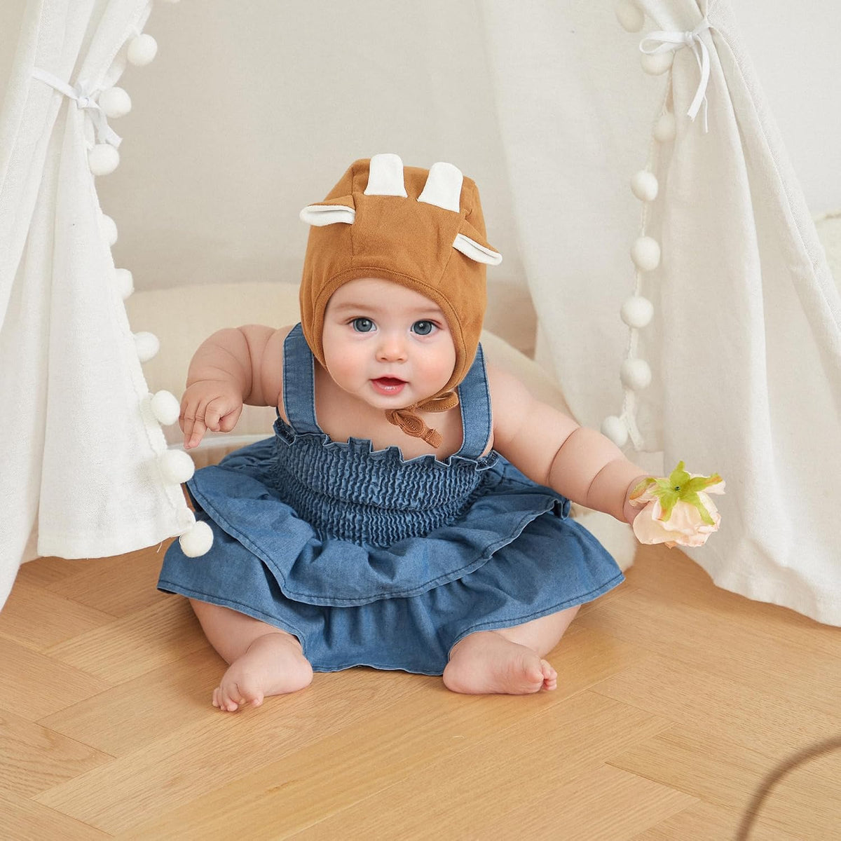 Baby Girls Summer Denim Romper Clothes Dress Newborn Sunsuit 3 6 9 12 18 Months One-Piece Jumpsuits Outfits