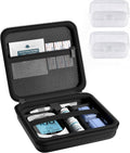 Diabetes Travel Case, Blood Sugar Test Kit Organizer -Black