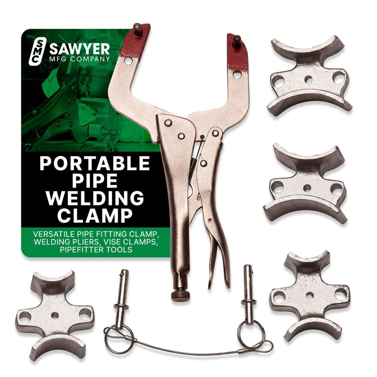 Sawyer Welder's 3rd Hand, Portable Pipe Clamp Alignment Tool for Butt Welds