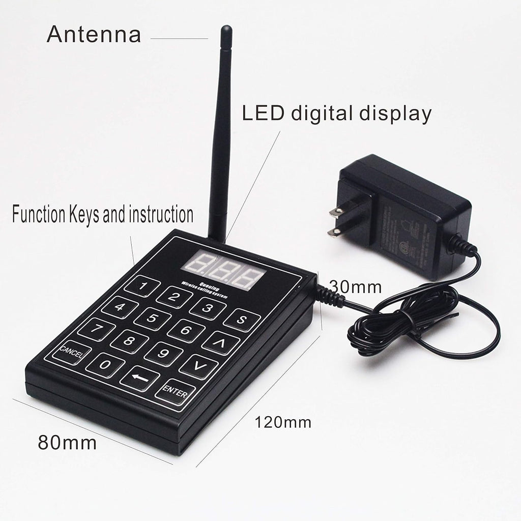 Restaurant Wireless Calling System 40 Coaster Pagers+1Caller