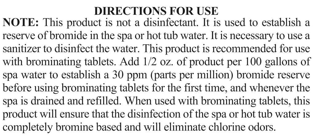 1-Pound Premium Bromine Booster, Sodium Bromide for Hot Tub