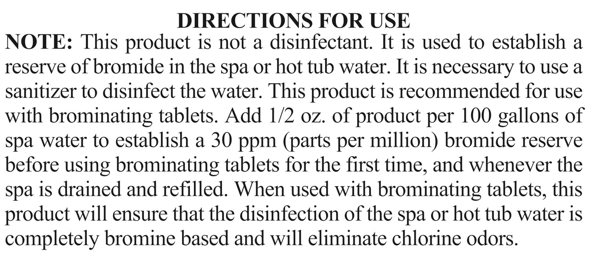 1-Pound Premium Bromine Booster, Sodium Bromide for Hot Tub