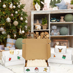 18 Pack Small Shipping Boxes Assorted Sizes, 6x4x3, 12x9x3, 13x10x2-6 PCS Each Small Boxes, White Corrugated Box