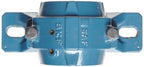 SKF SAF 509 Spherical Roller Bearing Housing, 2 Bolts, Cast Iron, Inch, 8-1/4" Housing Length, 6-5/8" Bolt Hole Spacing Width