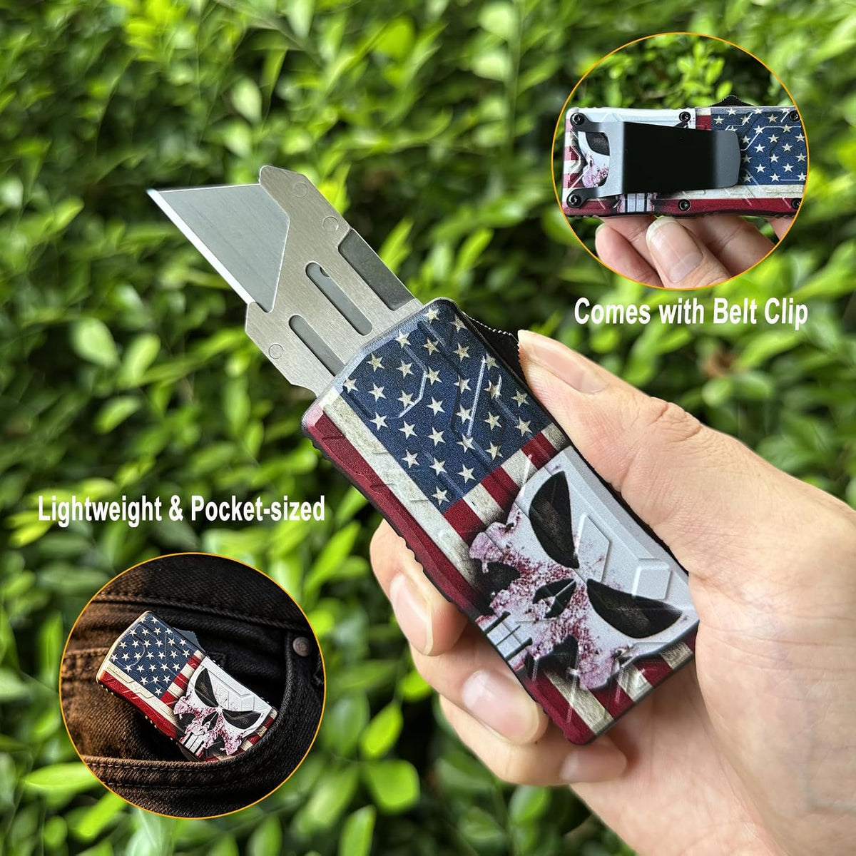 Automatic Box Cutter, Retractable Utility Knife