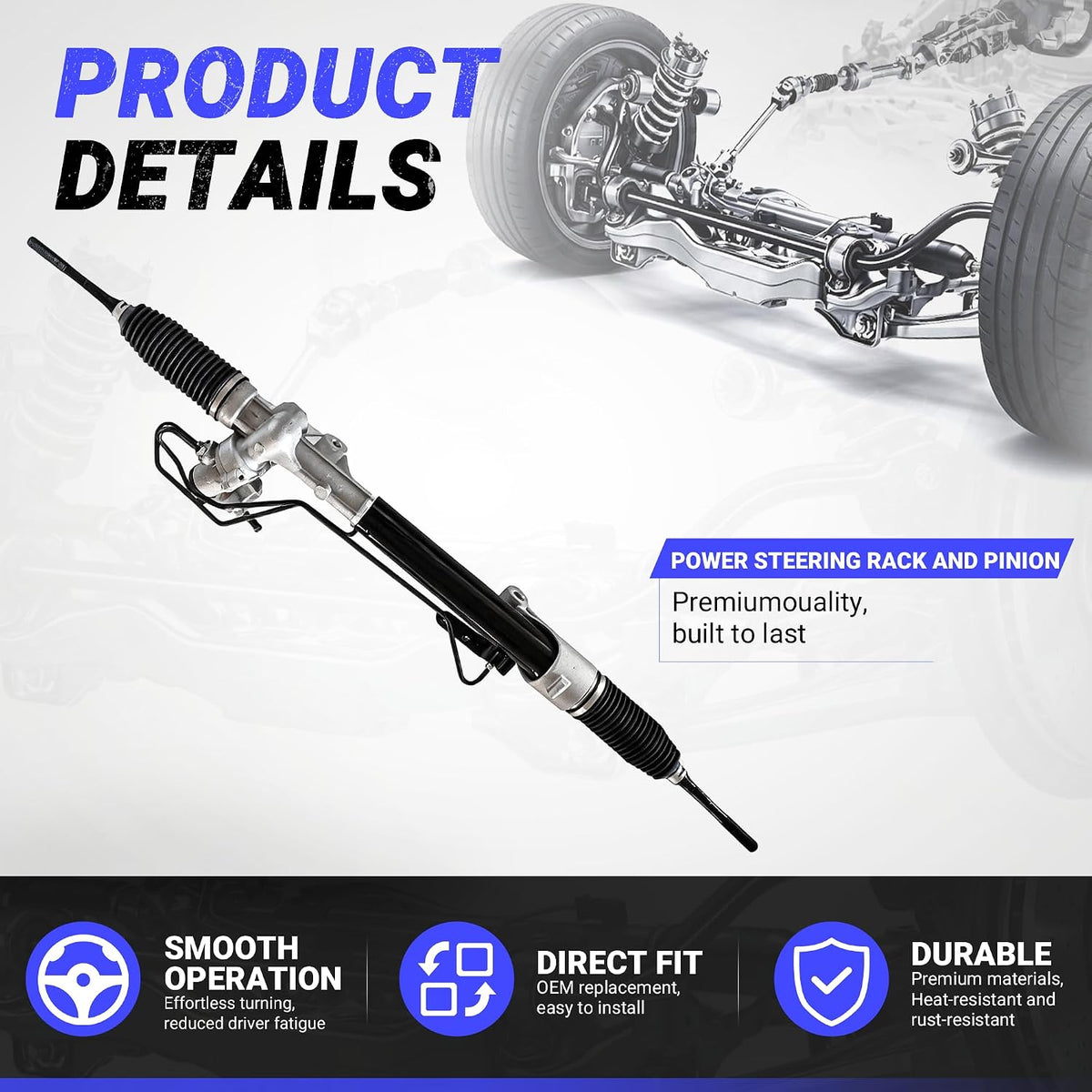 Power Steering Rack And Pinion Fit for Nissan Altima 2013-2018 26-30032