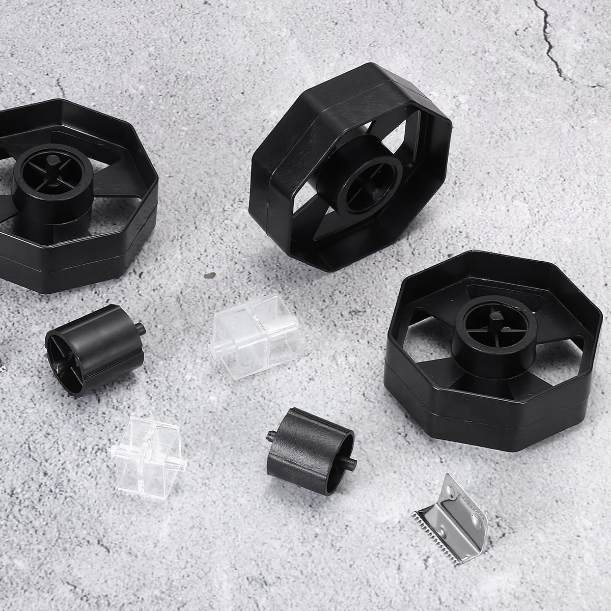 3Set Tape Dispenser Core and Blade Replacement Core Wheel and Blade