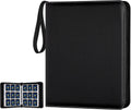 9 Pocket Trading Card Binder,900 Cards,50 Top-Loading Pages, Double Sided Pockets PU Cover Zipper Collection Album