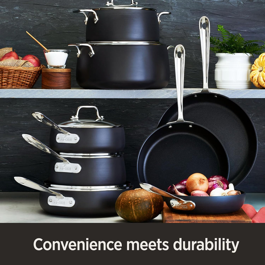 HA1 Nonstick Fry Pan Set with lids, 2-Piece Set