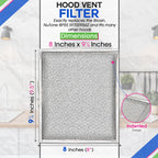 Stove Vent Filter 8x9.5" BP55 Fits Nutone & Broan Range Hood Filter