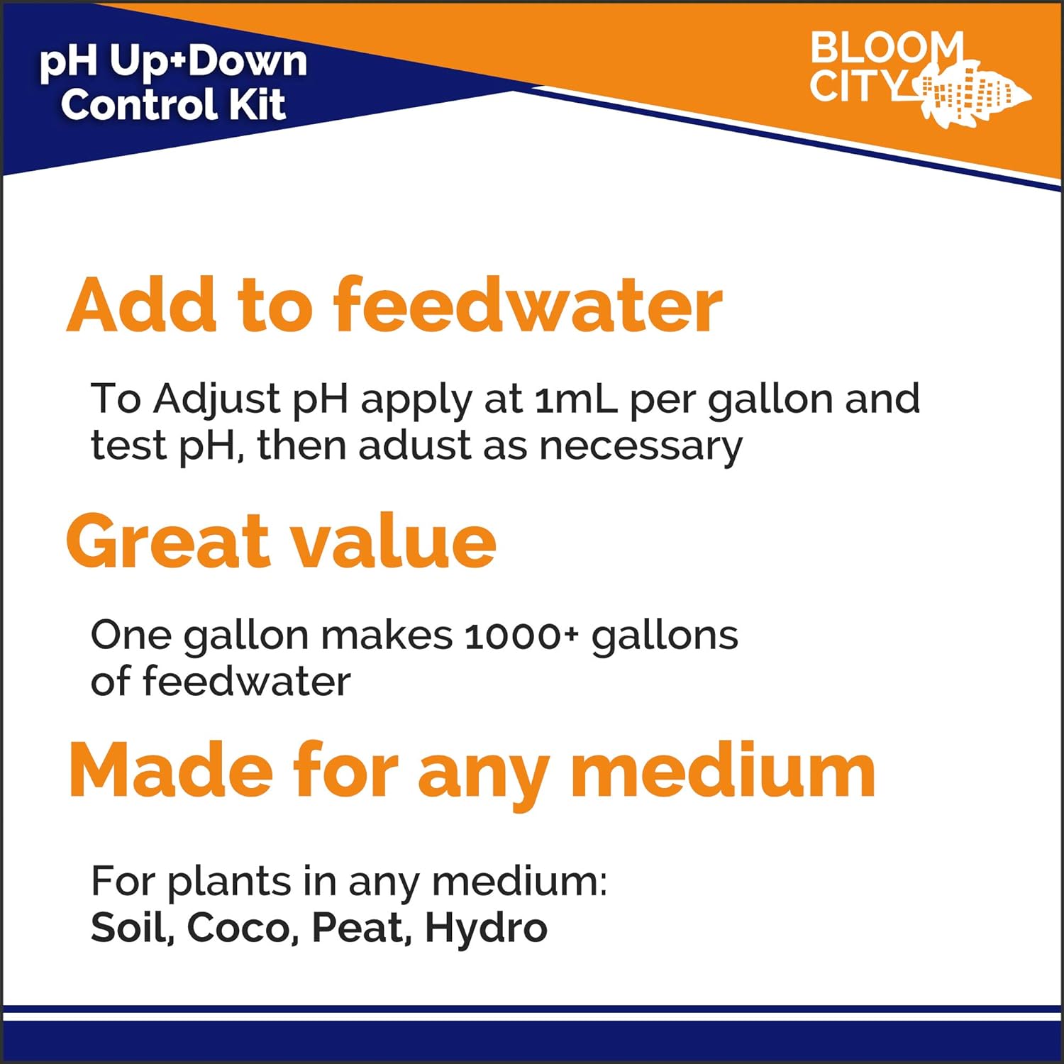 pH Up & Down Control Kit for Optimal Nutrient Uptake, 1 Quart | Helps Avoid Nutrient Lockout