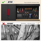 6-Pcs Garage Storage Cabinet System - Garage Workshop Set