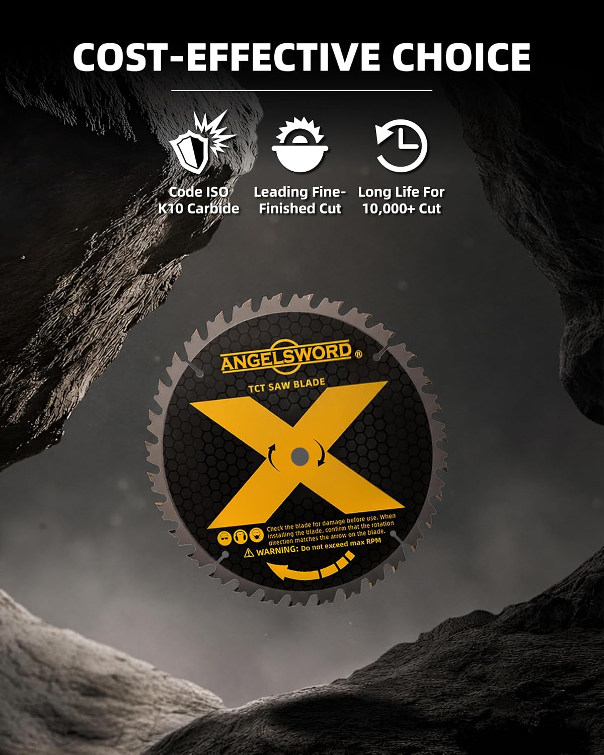10 Inch Table Saw Blade/Miter Saw Blade, 32T for Framing&60T for Fine Finish&80T for Ultra Fine Finish Wood Cutting