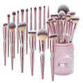 16Pcs Professional Makeup Brushes Set with Elegant Holder