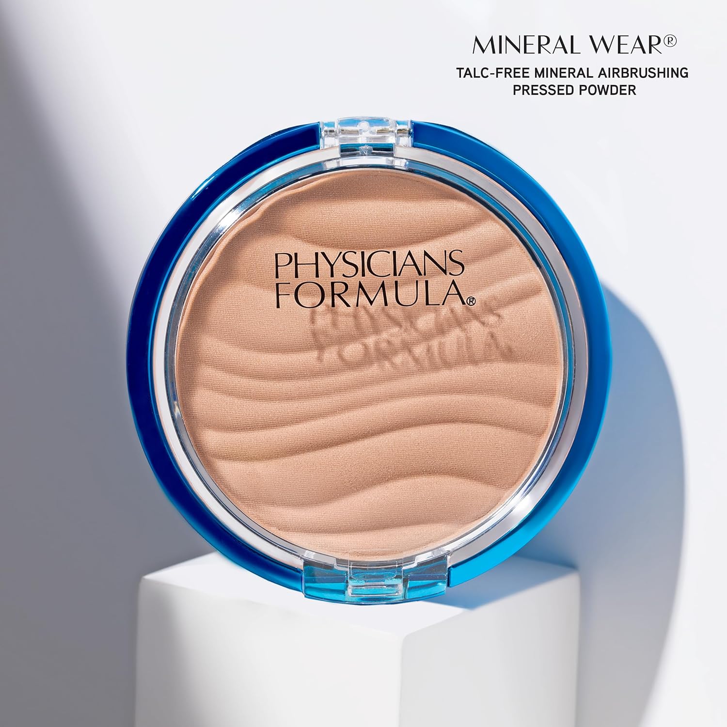 Mineral Wear Talc-Free Airbrushing Pressed Powder, Full Coverage Mineral Face Powder for Sensitive Skin – Translucent
