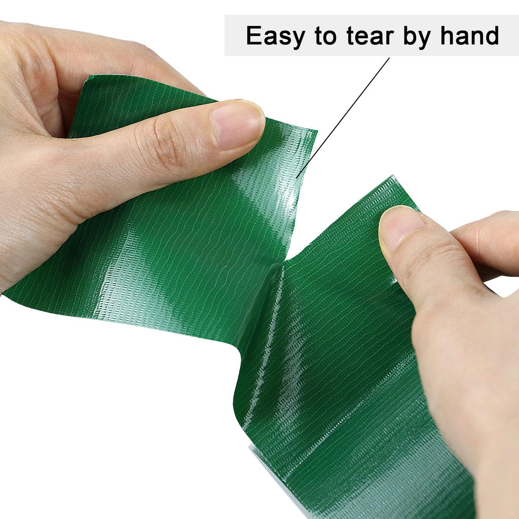 Green Heavy Duty Duct Tape Strong Adhesive, 3 Inch x 30 Yds