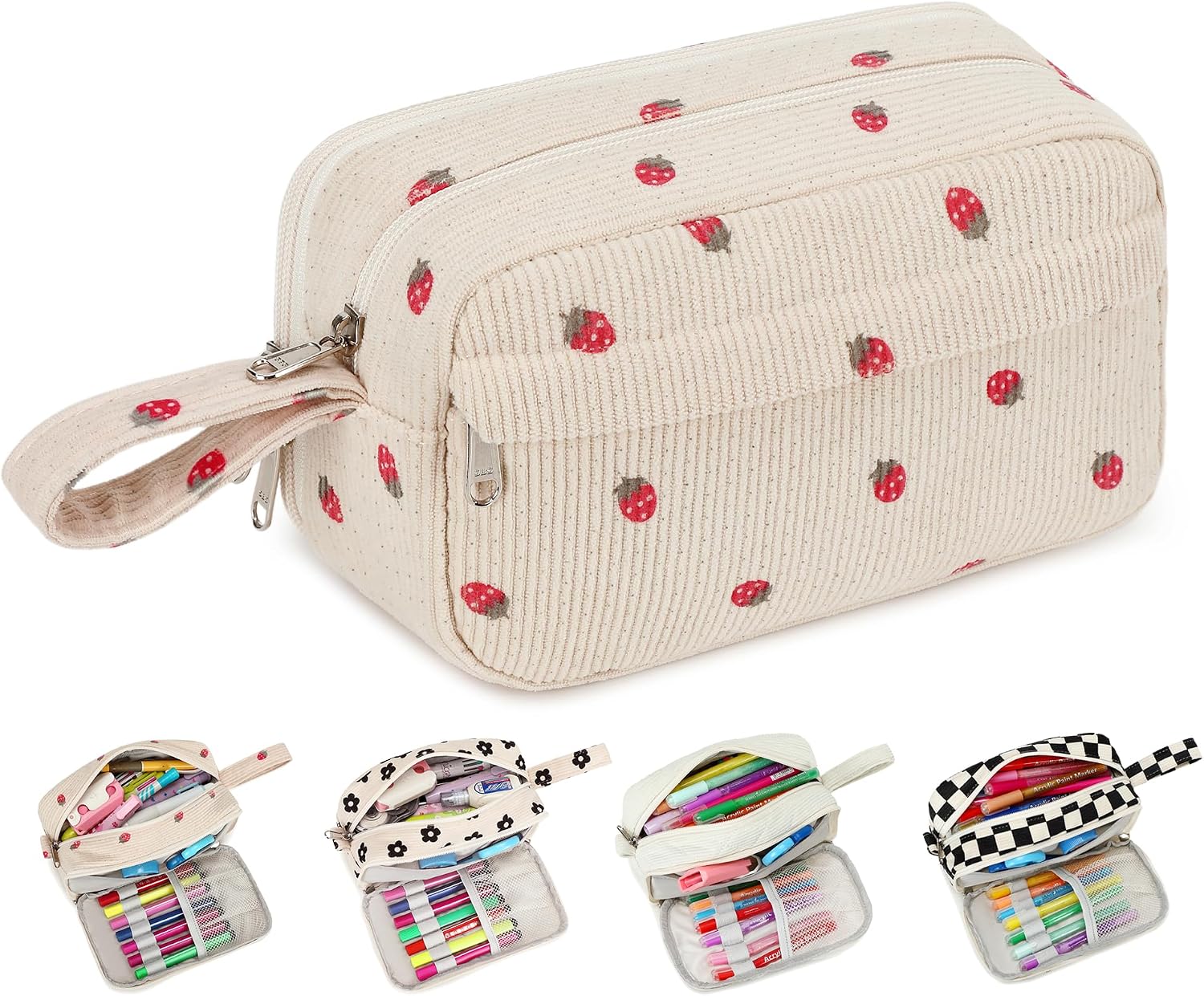 Big Capacity Pencil Case Pencil Pouch Pen Case School Supplies Cute Pencil Box Pencil Bag for Teen Girls Boys Women