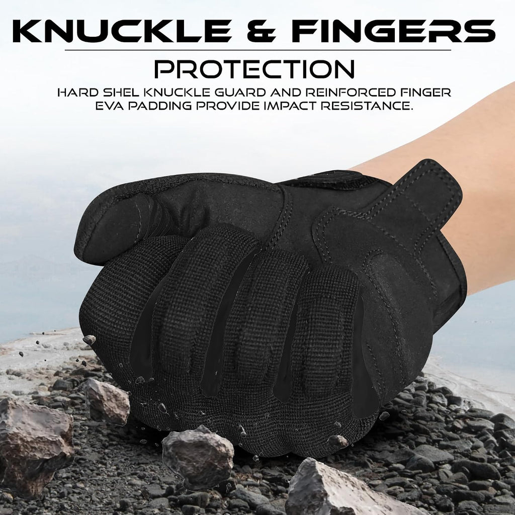 Summer Motorcycle Gloves–Breathable Touchscreen Riding Gloves for Men Women, Lightweight Off-Road Racing Guantes with