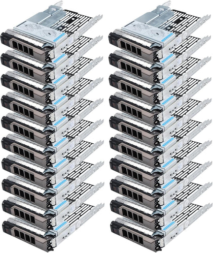 20-Pack 3.5" Hard Drive Tray Caddy with 2.5" Drive Adapter