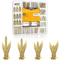 180Pcs Self Drilling Drywall Anchors with Screws Kit, Fixion Tools Metal & Heavy Duty Grip Anchors for Wall