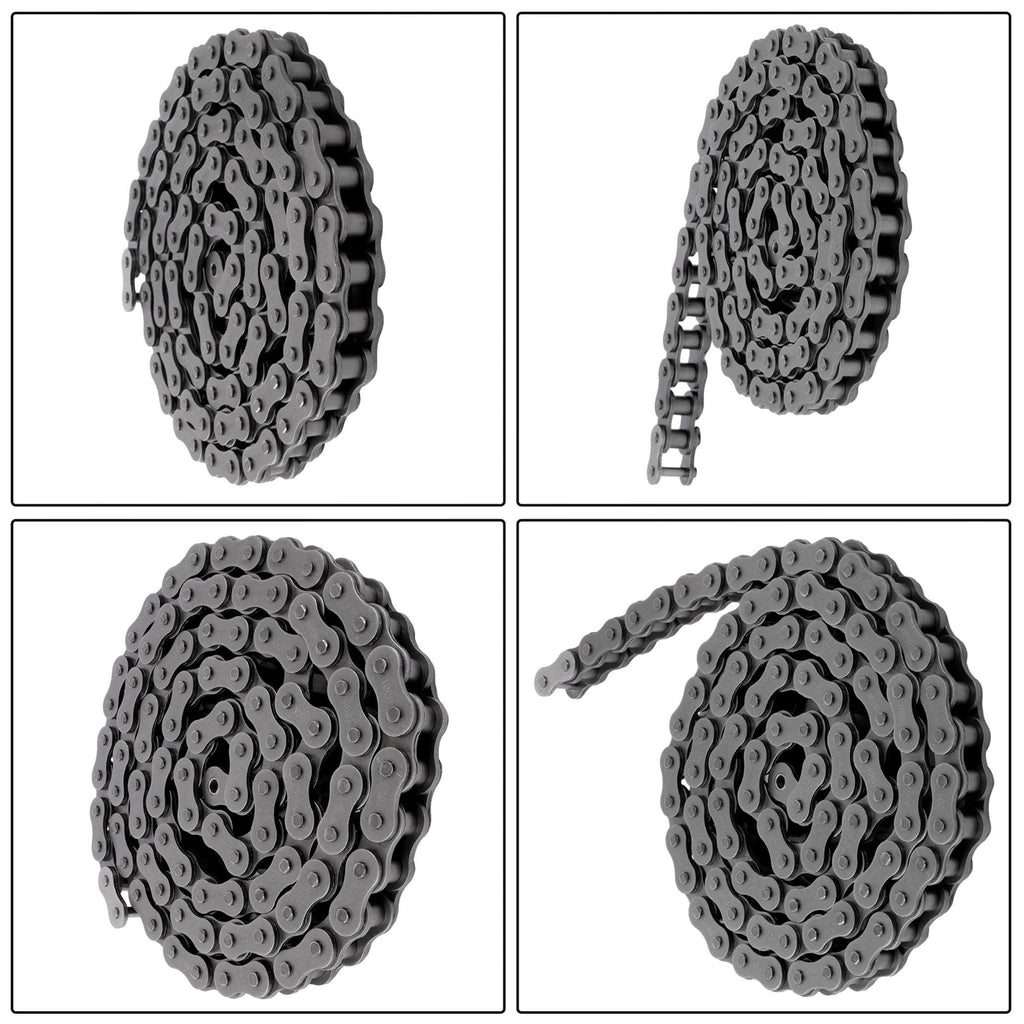 LiGuVCY 100H 10 Feet Heavy Duty Roller Chain with Connecting Link
