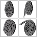 LiGuVCY 100H 10 Feet Heavy Duty Roller Chain with Connecting Link