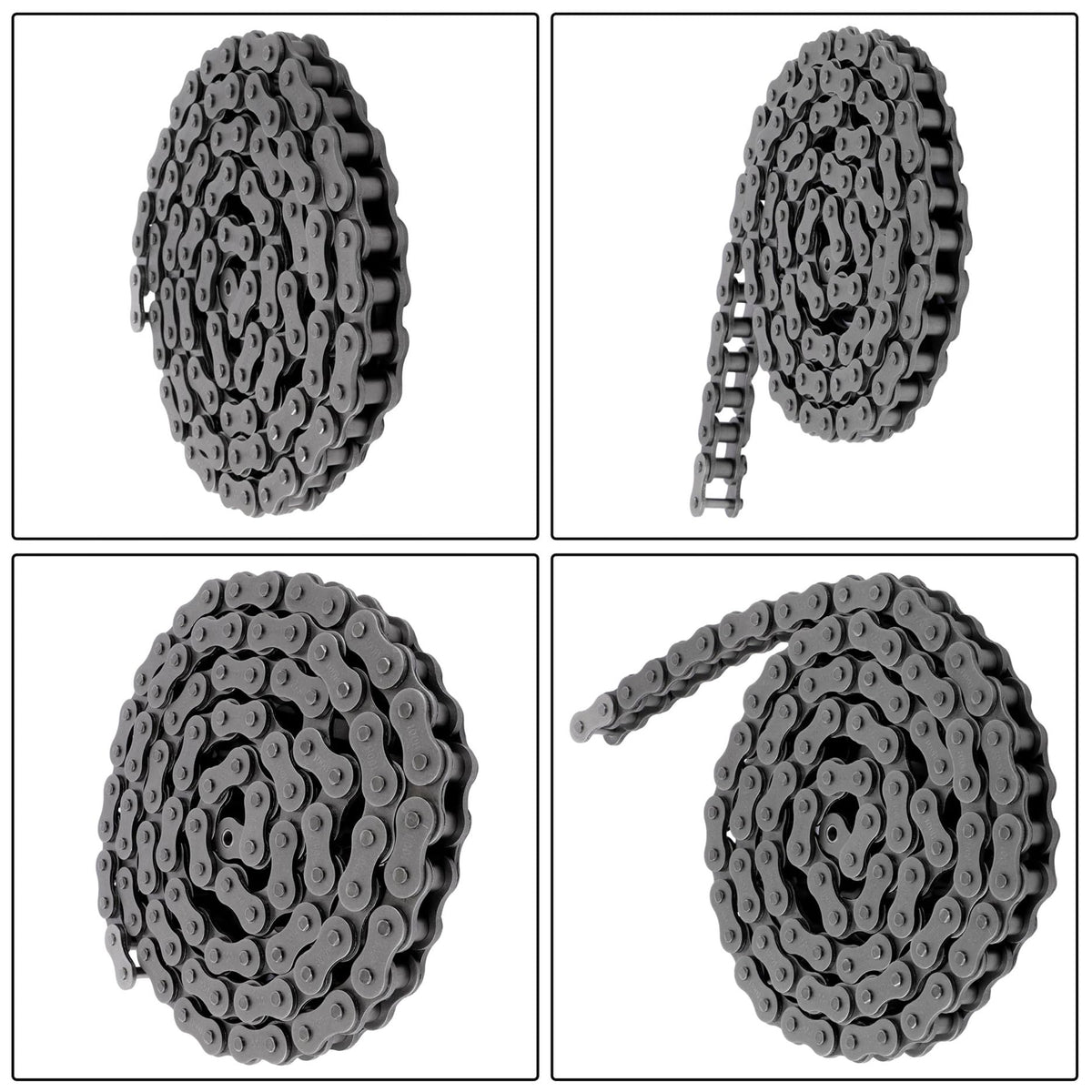 LiGuVCY 100H 10 Feet Heavy Duty Roller Chain with Connecting Link