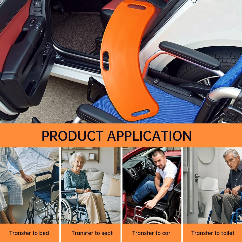 Transfer Board and Slide Board for transferring, Sliding Board Transfer to Wheelchair ，Patient Transfer ，Transfer