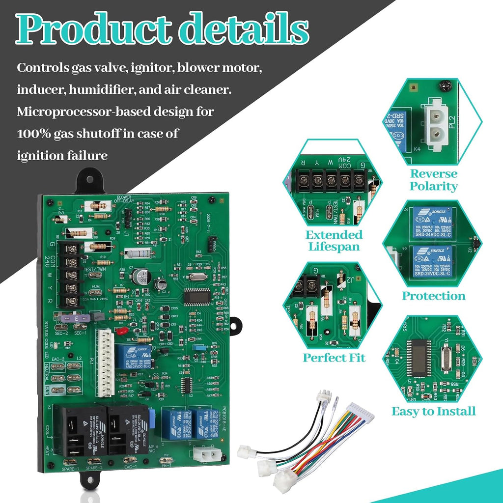 New Upgraded HK42FZ034 Furnace Control Board