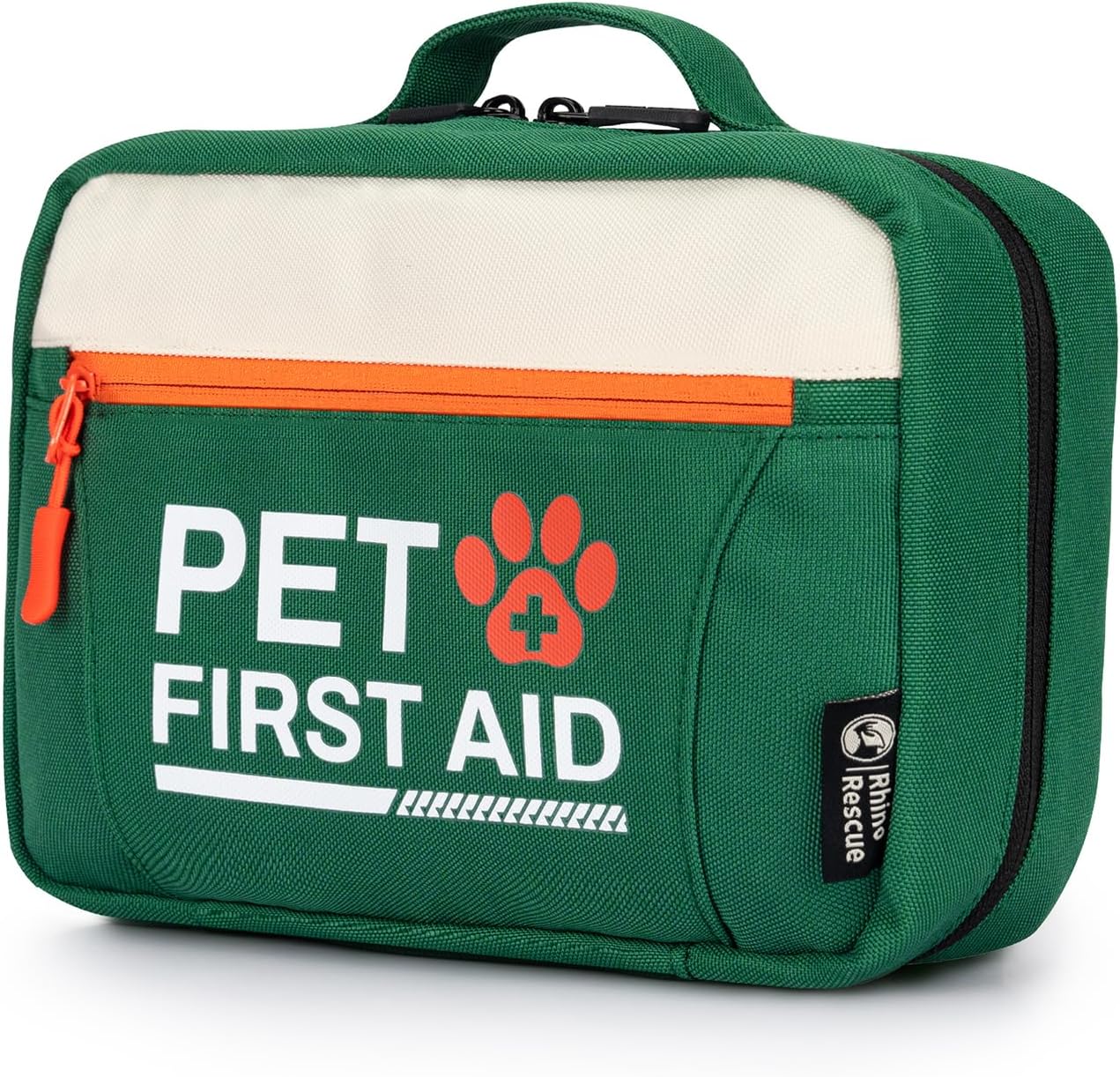 Dog First Aid Kit, Pet Emergency Kit for Dogs & Cats with Thermometer, Toothbrush & Poop Bags for Daily Care, First