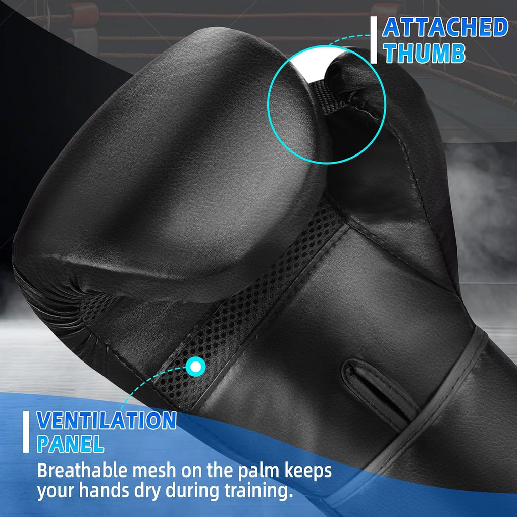 Boxing Gloves for Men and Women, Pro Training Sparring Muay Thai Gloves, Adults Heavy Punching Bag Gloves for Boxing