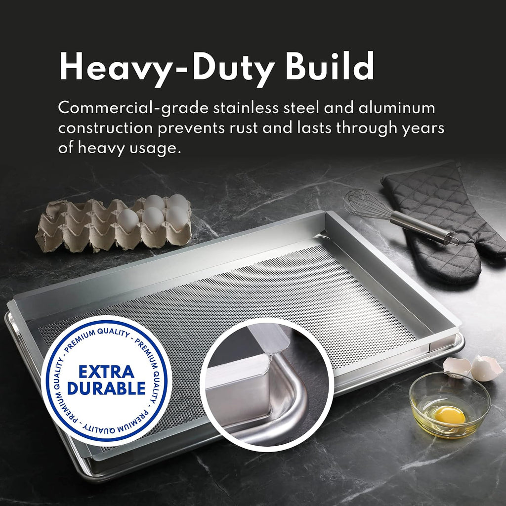 Aluminum Sheet Bun Pan Extender, 9 x 13 inch