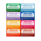 Pure-Castile Bar Soap for Men & Women, 5 oz, Variety 8-Pack