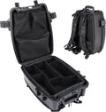 IP67 Waterproof Camera Backpack Hard Case with Padded Dividers, 19", Black