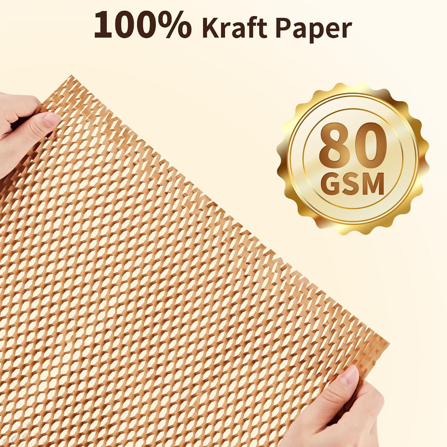 Honeycomb Packing Paper, 15" x 213' Bubble Wrap Roll for Packing | Eco-Friendly Honeycomb Packing Paper, Durable