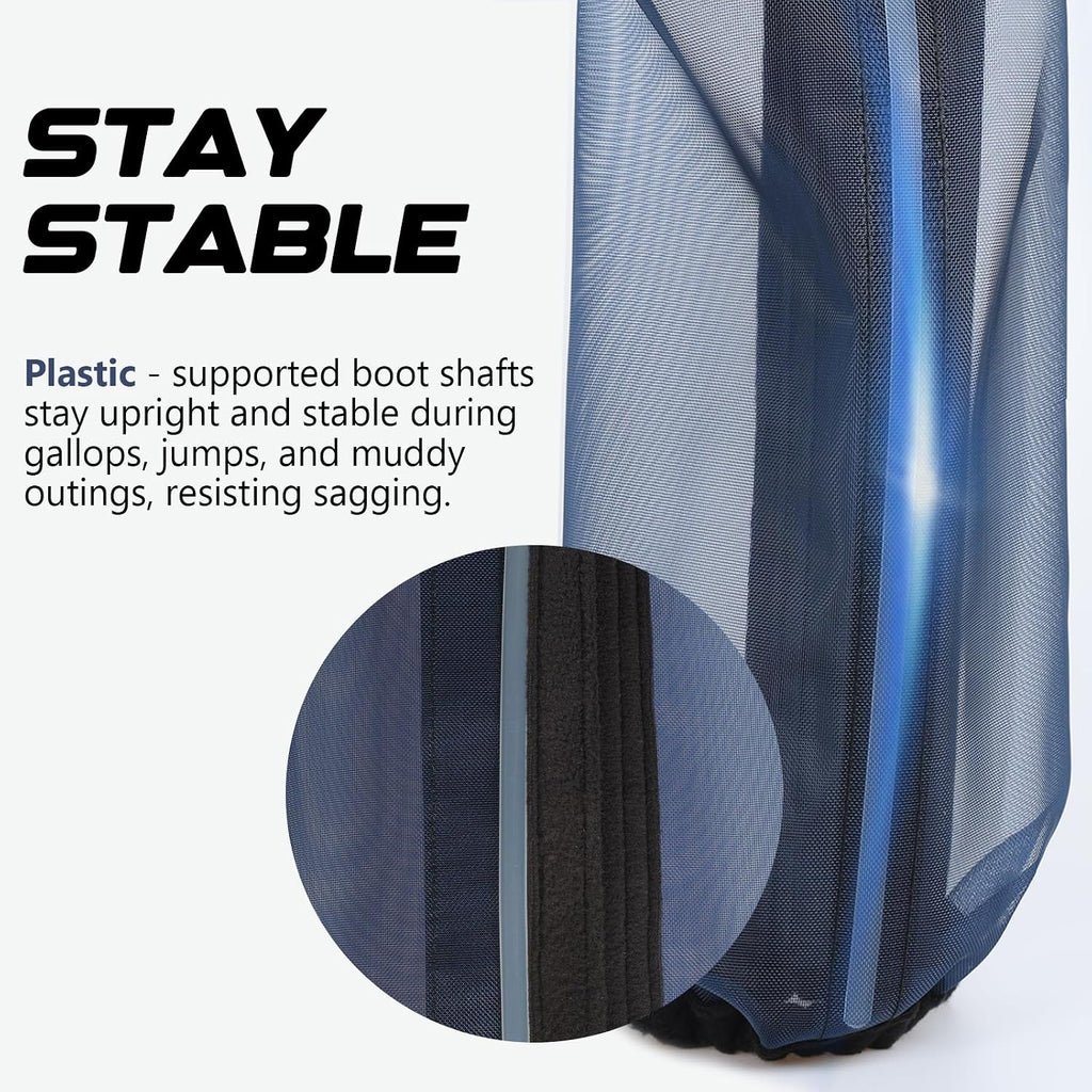 All-Purpose Fine Mesh Horse Fly Boots Breathable Anti-Fly Leggings