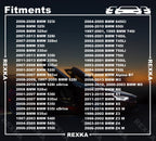 Rexka 10pcs M4.8 Fender Liner Bumper Cover Hex Head Screw for BMW 07147129161 E46 E90 E39 E60 E91 E92 E93 E63 E64 E38 X1 X3 X5