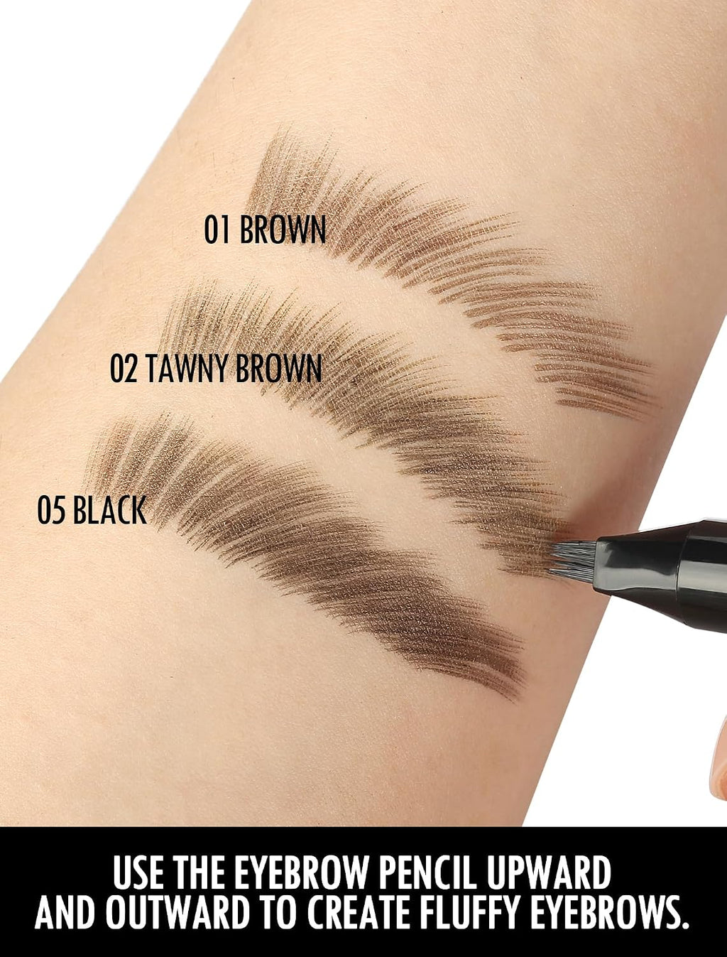 Microblading Eyebrow Pen, Eyebrow Brush, Natural Hair-Like Brows