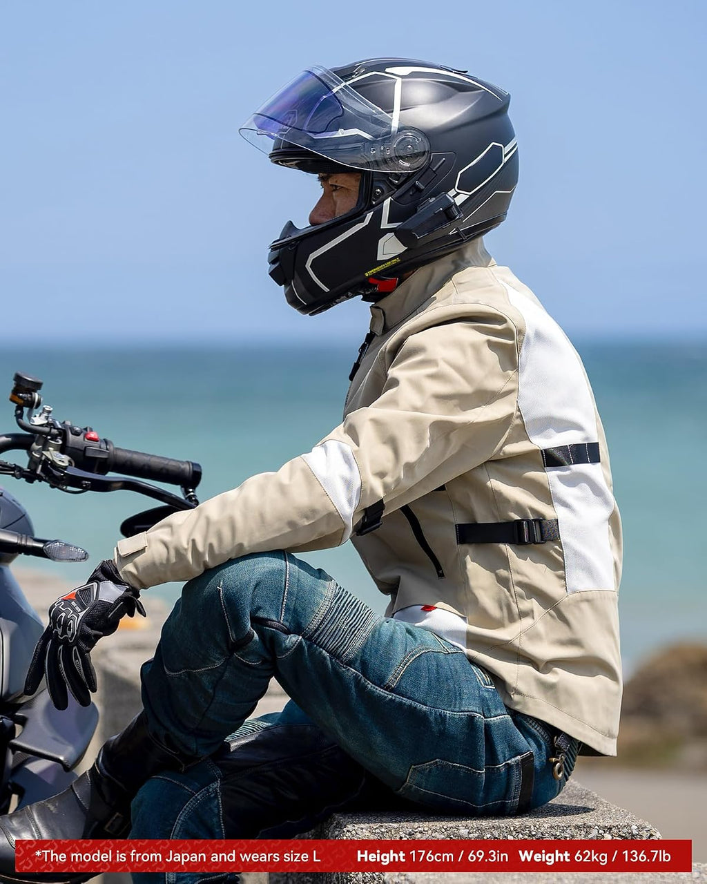 Summer Motorcycle Riding Jacket with CE Armor | Breathable Mesh, Lightweight, CE Level 2 Armor, EVA Back Protector