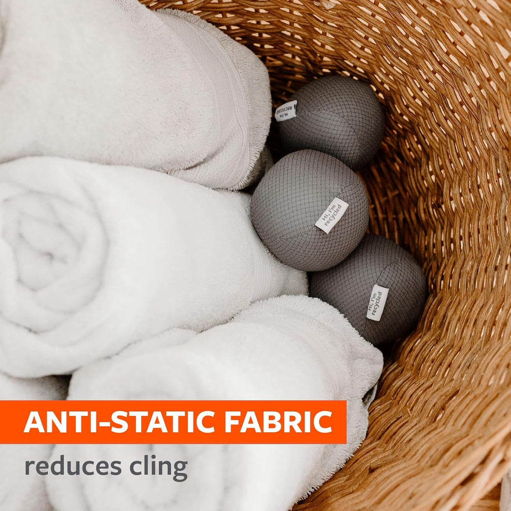 Quiet Giant Anti-Static Dryer Balls, Removes Static, Vegan