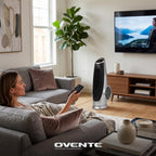 Oscillating Tower Fan with Remote Control, 3-Speed, Silver TF88S