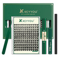 Lash Clusters Kit Natural Wispy DIY Lash Extension Kit 144pcs Lashes Clusters Eyelash Extension with Mascara Brush